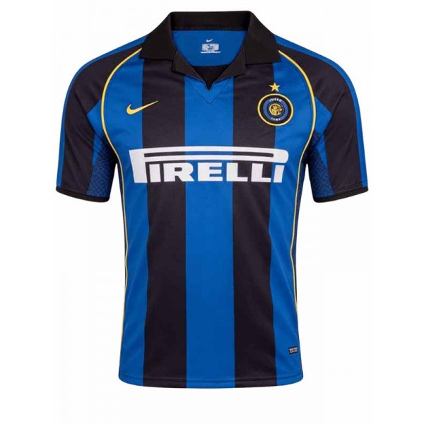 Inter milan home jersey mens retro shirt 2001-2002
